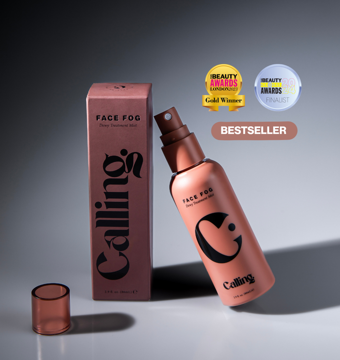 Face Fog Dewy Treatment Mist bottle and box, Pure Beauty Awards Gold Winner and bestseller